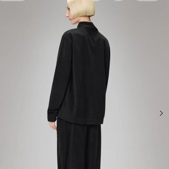 Rains Addis Fleece Half Zip in Black Unisex Size large - Picture 2 of 8